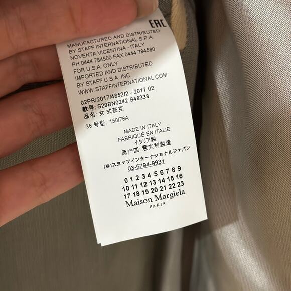 Maison Margiela Paris. Size 36. From runway 2017 collection. Brand new - Picture 11 of 16